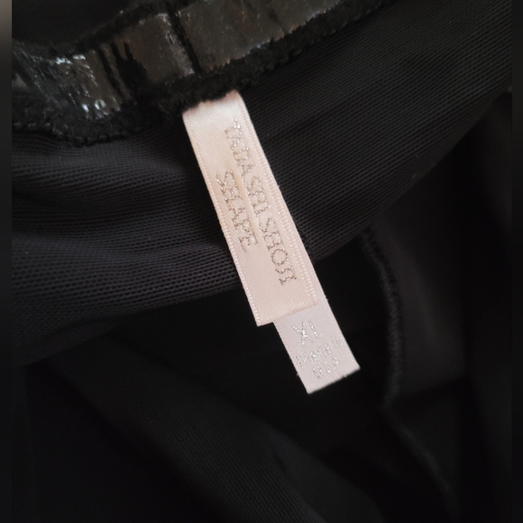 Tadashi Shoji Black Lucent Shaping Slim Half Slip Wedding Formal Shapewear XL - Picture 3 of 6